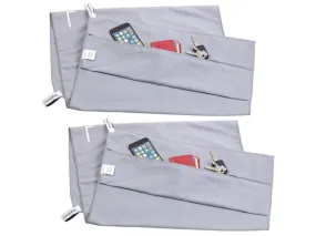 2 Serviettes avec poche 80 x 200 cm | Peignoirs / Serviettes 
