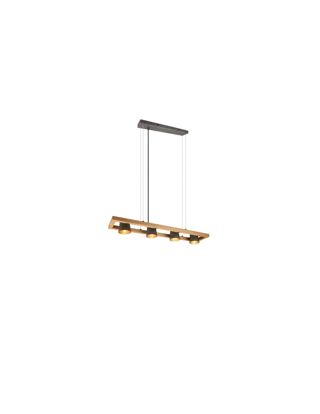BELL Plafonnier LED hauteur réglable 4 lumières | LéonLeds
