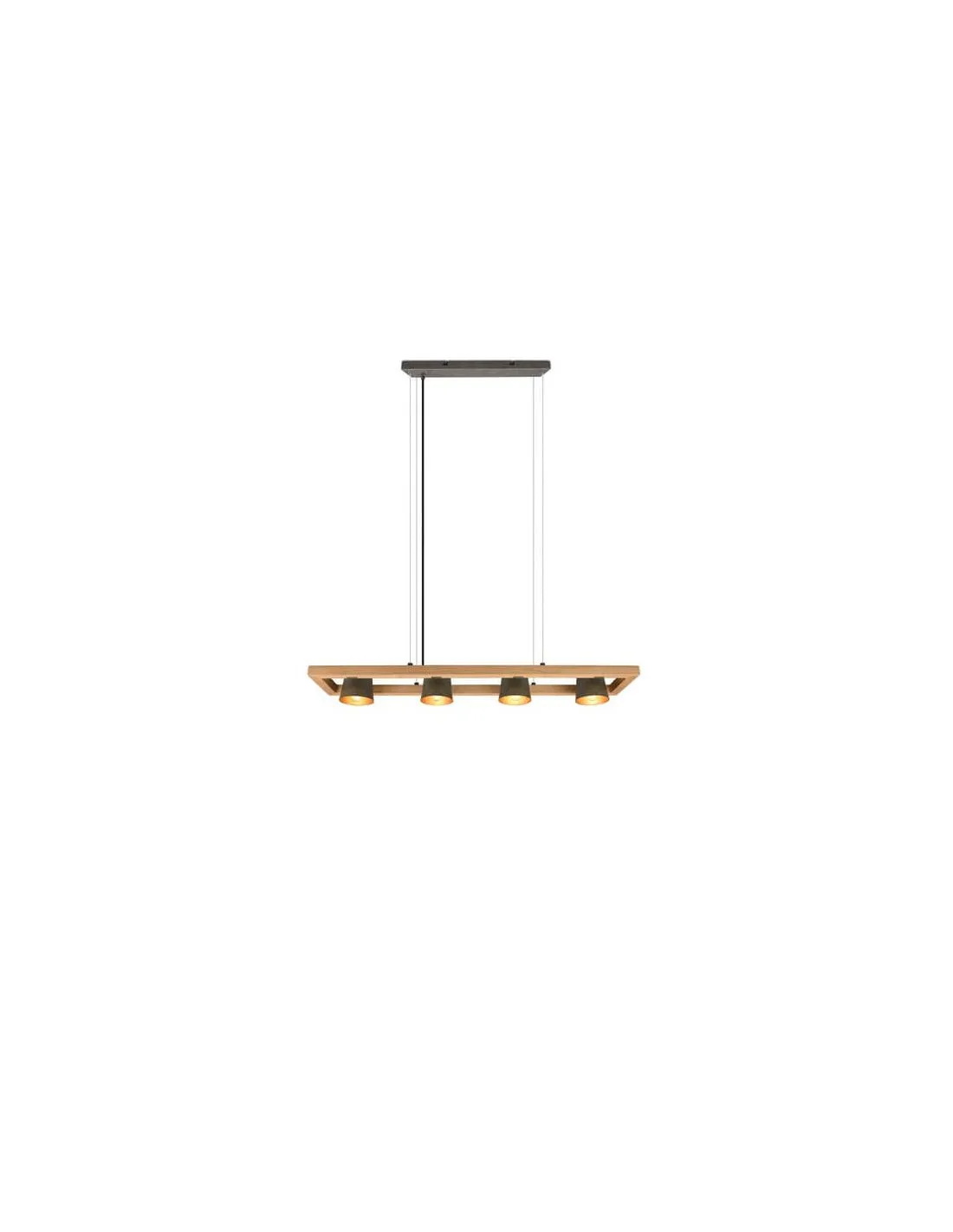BELL Plafonnier LED hauteur réglable 4 lumières | LéonLeds