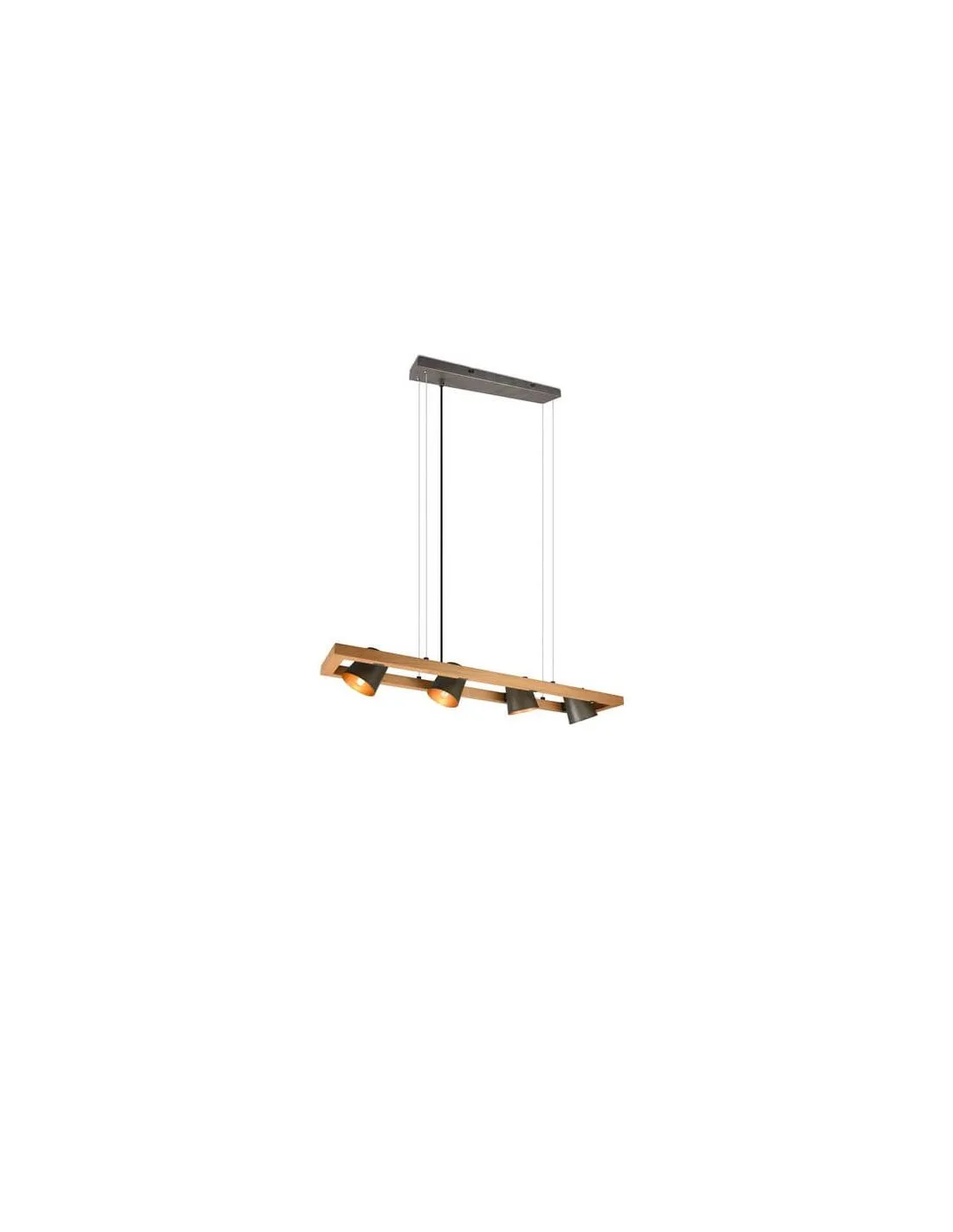 BELL Plafonnier LED hauteur réglable 4 lumières | LéonLeds