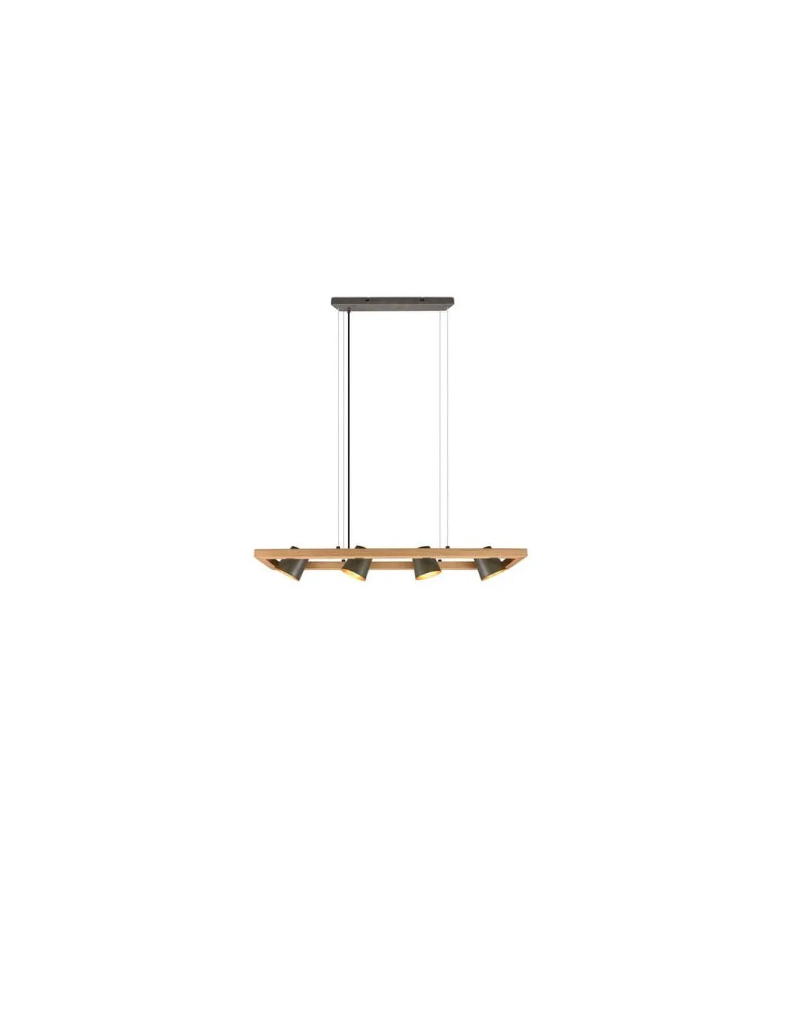 BELL Plafonnier LED hauteur réglable 4 lumières | LéonLeds