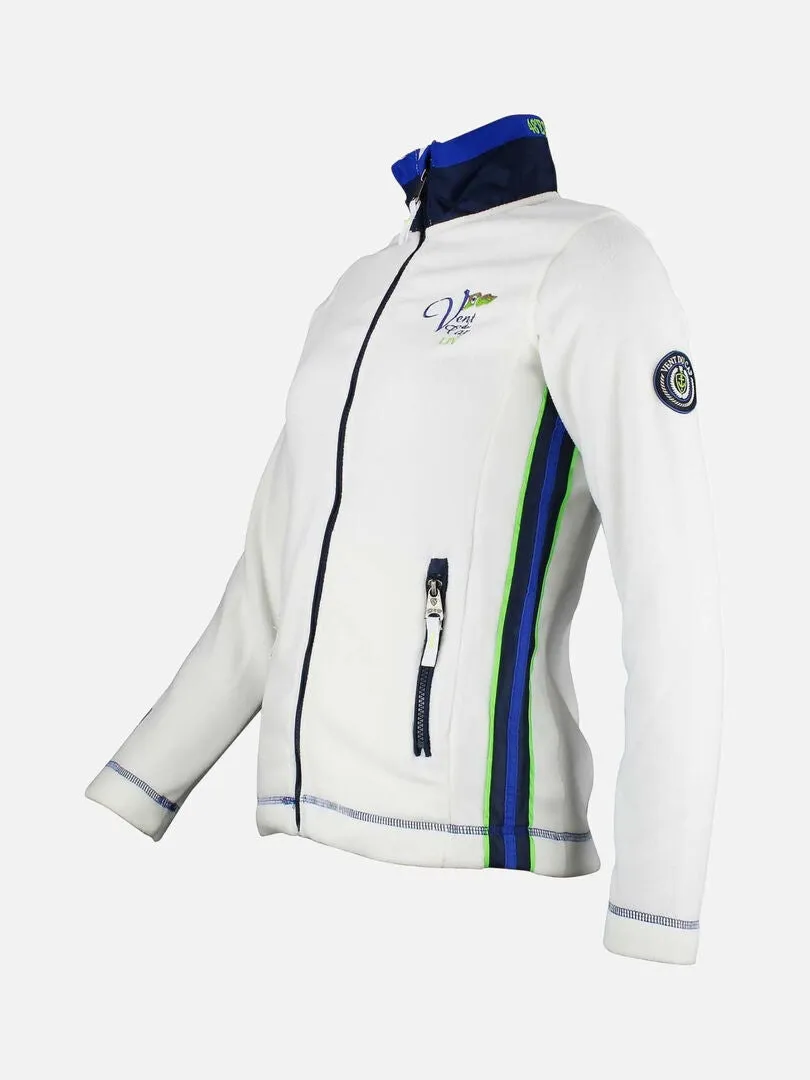 Blouson polaire femme ARCANE - Blanc