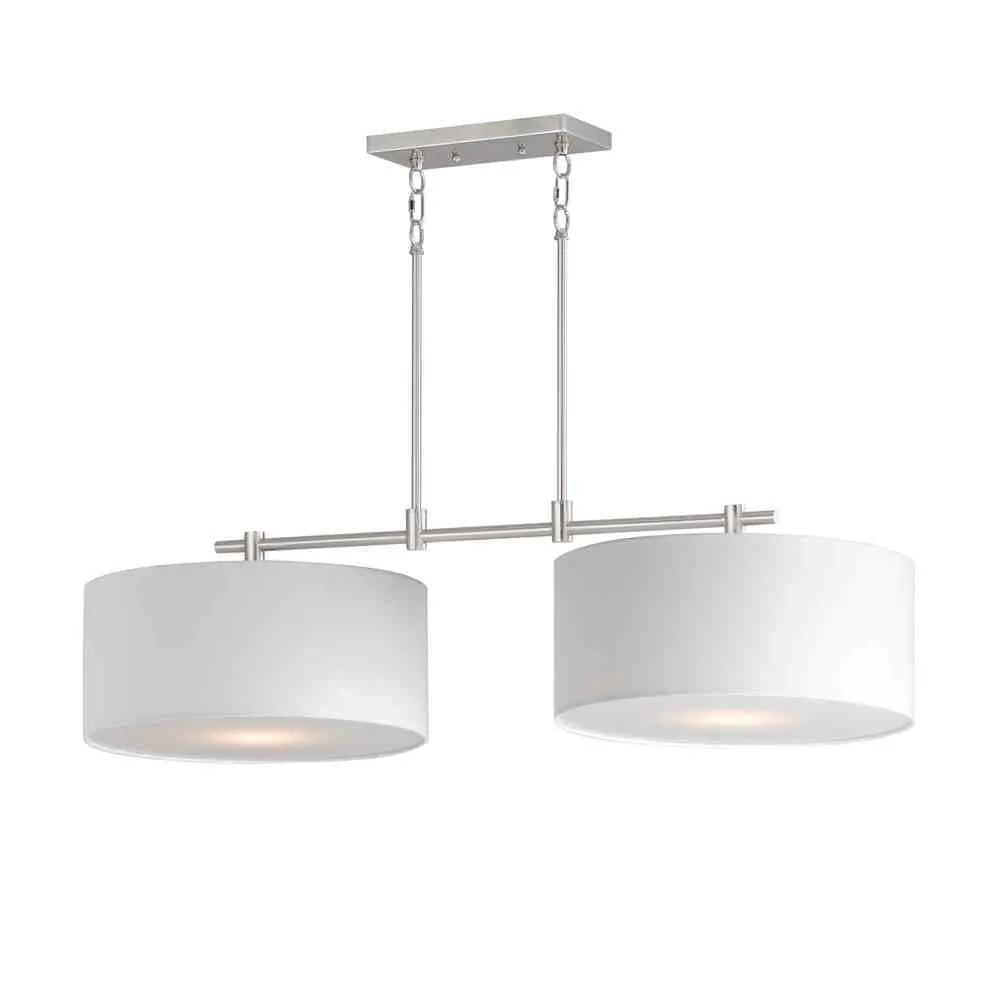 BONGO Suspension lineaire Nickel - 10016WLSN | MAXIM/ET2