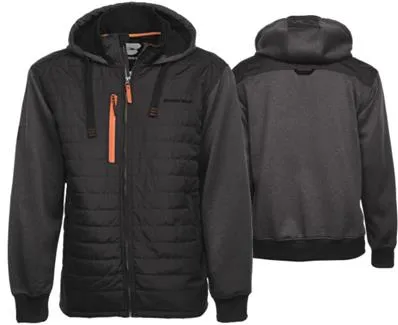 Bosseur Blouson Hybride YARI Noir/Gris chiné XXL