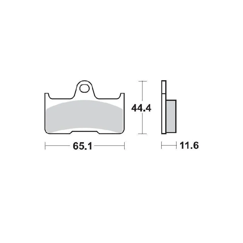 BRAKE PAD ATV NITRO - piecemotoquad