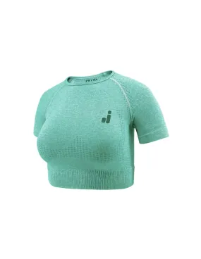 Brassiere de sport Fitness Joluvi Femme de Ari Crop Menta Vigore