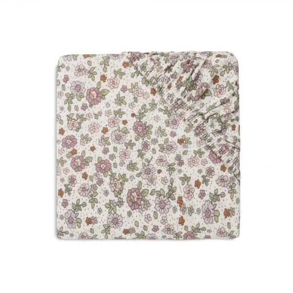 Drap housse 70x140 cm Jersey Retro Flowers