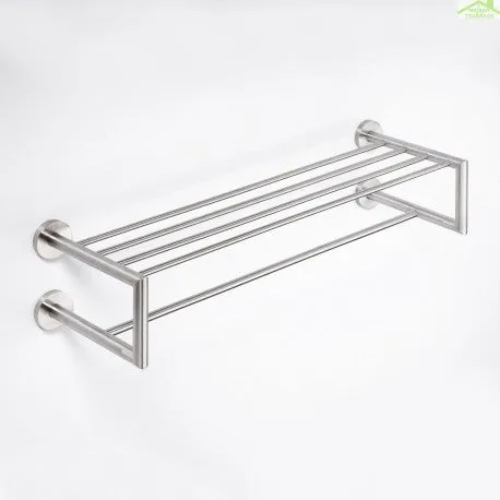 Etagère porte-serviettes avec double trapèze NEO 65x15,5x22,5 cm-Sans  