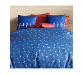 Housse De Couette 240x220 Baigneuses + 2 Taies Coton 57 Fils