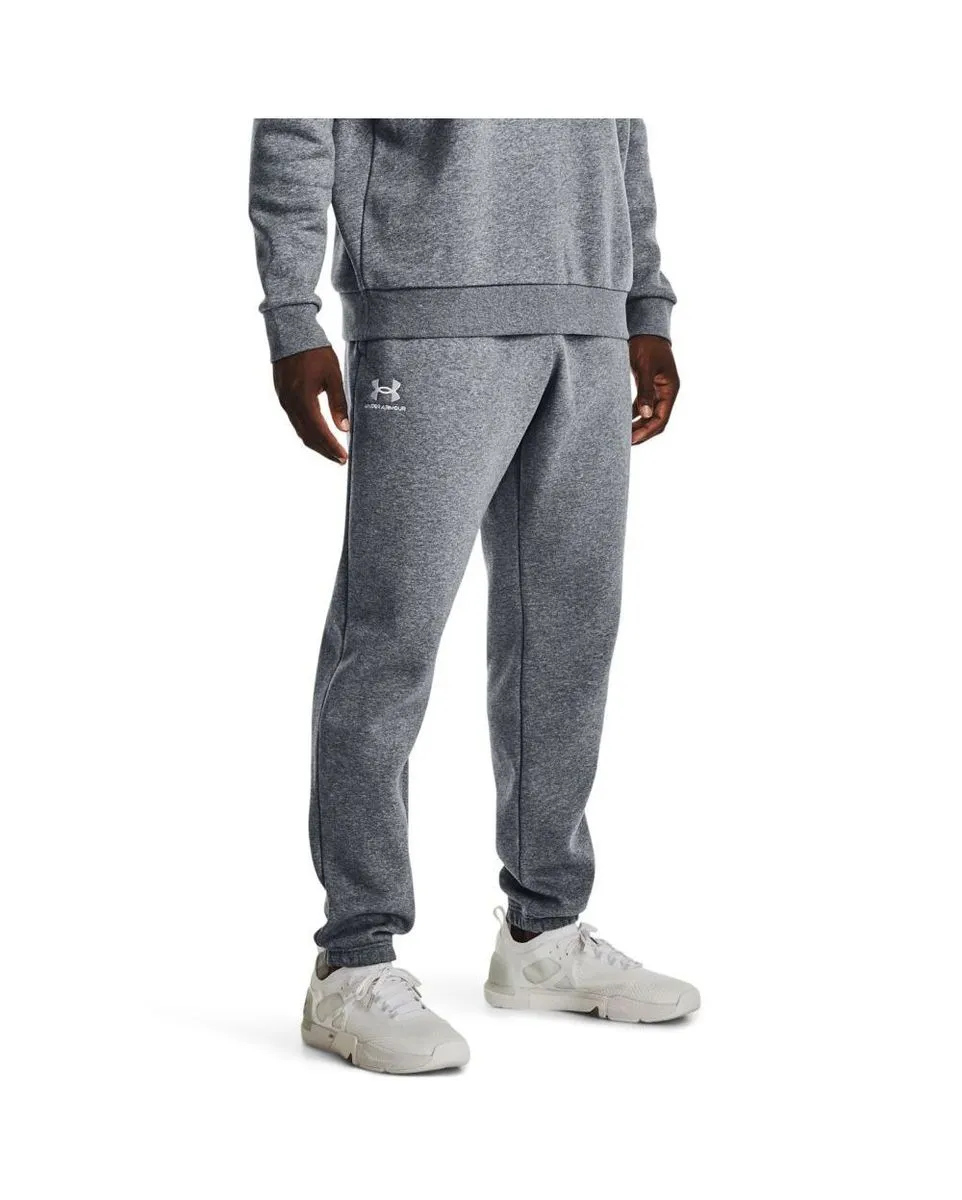 Pantalon Homme UA ESSENTIAL FLEECE JOGGER Gris