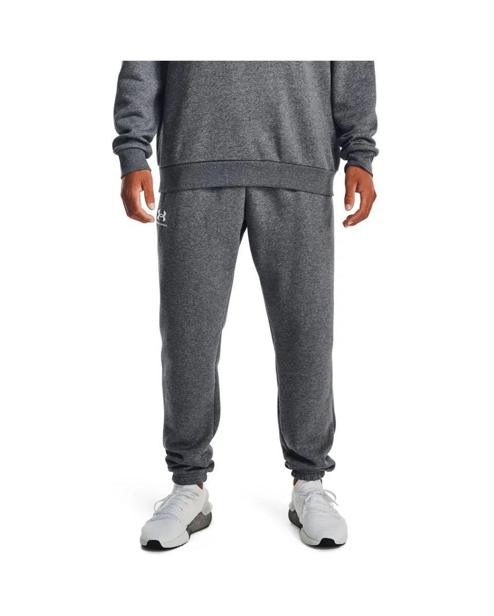 Pantalon Homme UA ESSENTIAL FLEECE JOGGER Gris