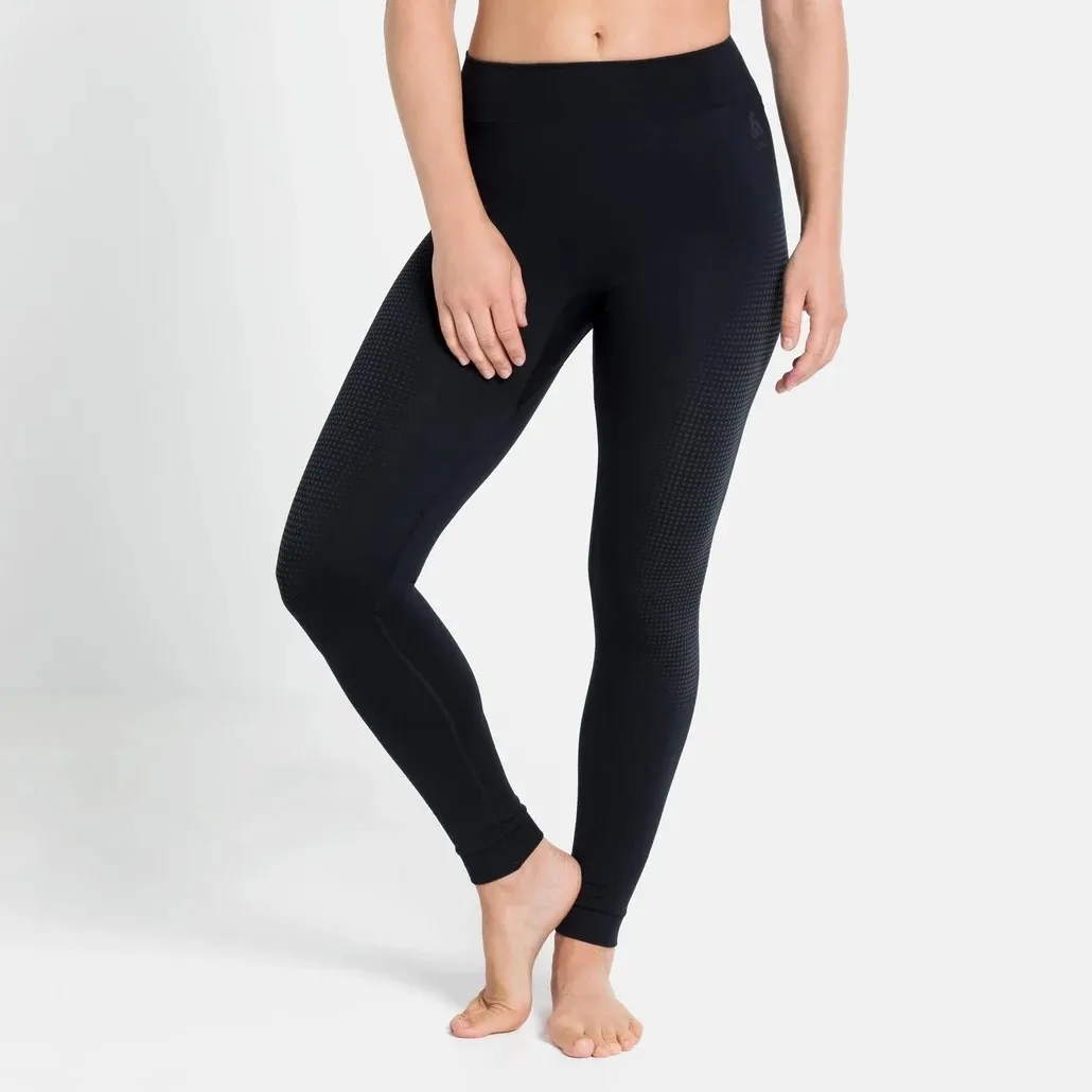 Pantalon Odlo Women BL Bottom Long Performance Warm Eco Black New Odlo Graphite Grey