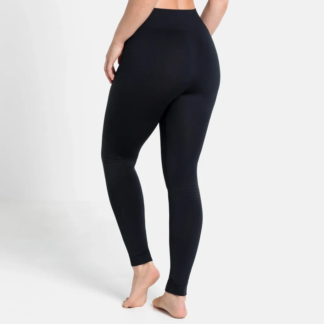 Pantalon Odlo Women BL Bottom Long Performance Warm Eco Black New Odlo Graphite Grey