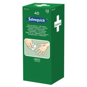 Serviettes nettoyantes non tissées stériles boîte de 40 serviettes