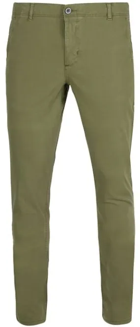 Suitable Chino Milton Coupe Skinny Vert A923-Skinny Olive co