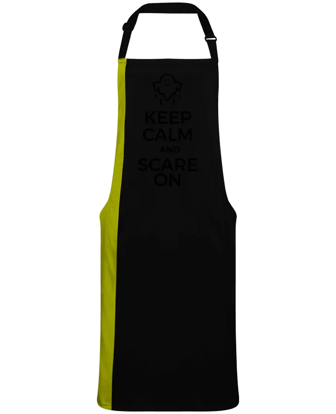 Tablier bicolore Keep Calm and Scare on Ghost par  tunetoo
