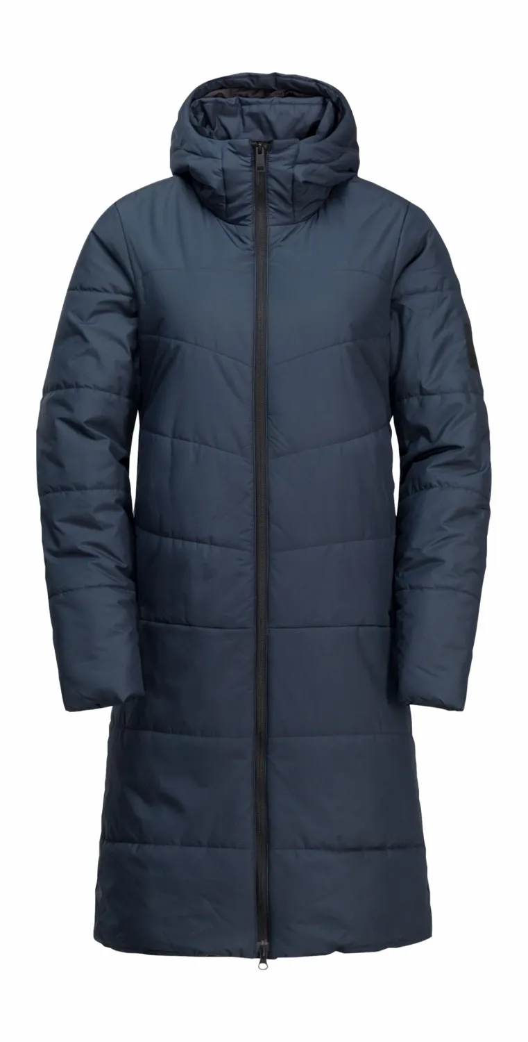 Veste Jack Wolfskin Femme Deutzer Coat Night Blue