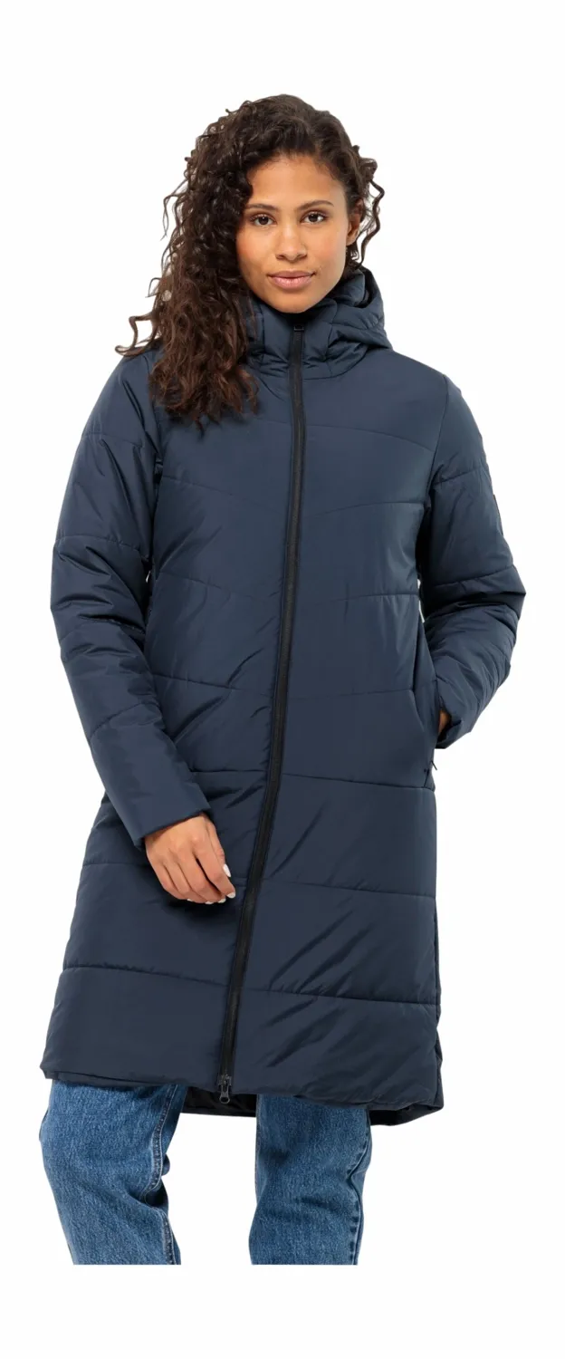 Veste Jack Wolfskin Femme Deutzer Coat Night Blue