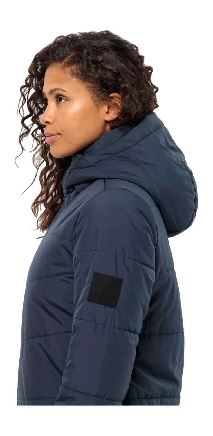 Veste Jack Wolfskin Femme Deutzer Coat Night Blue
